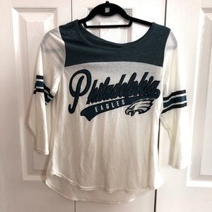 Philadelphia Eagles 3/4 Raglan Tee